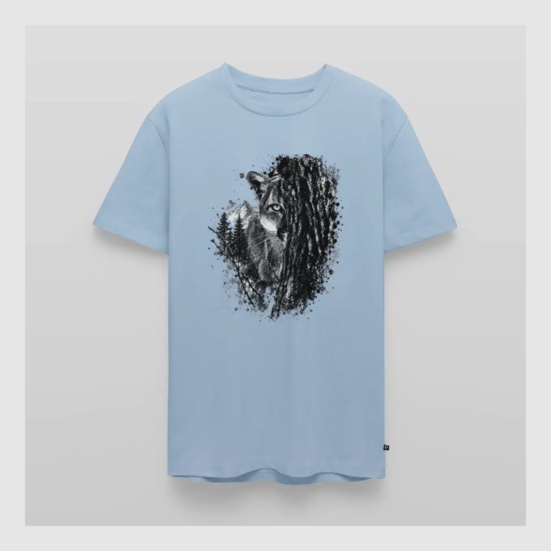 PUMA Men´s Premium T-Shirt „Lauernder Puma"