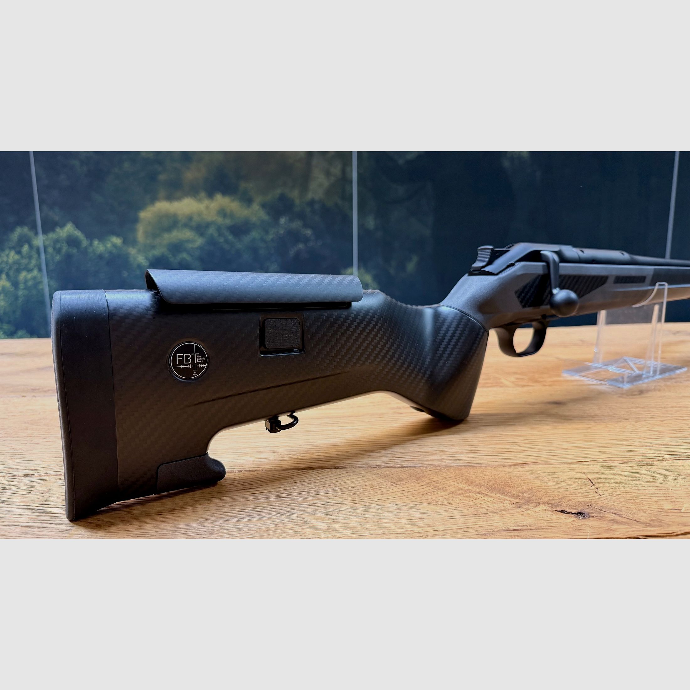 Blaser R8 mit FBT Carbonschaft Superergonomisch / .308 Win. / 47cm LL / M15x1 / TOP