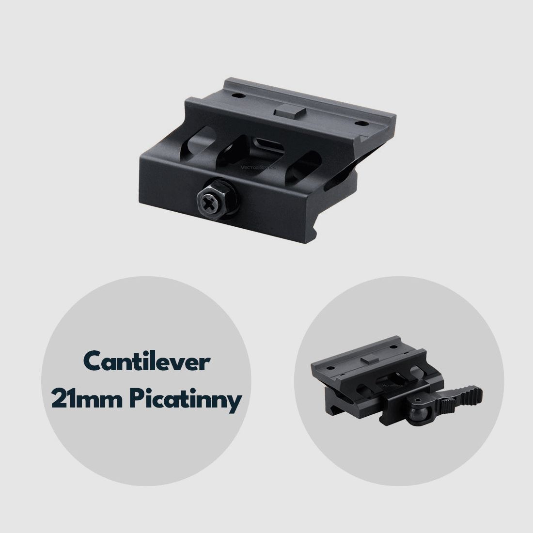 Vector Optics MAV-QD10 Schnellmontage für Aimpoint Micro Footprint, 21mm Picatinny, h=20,5mm