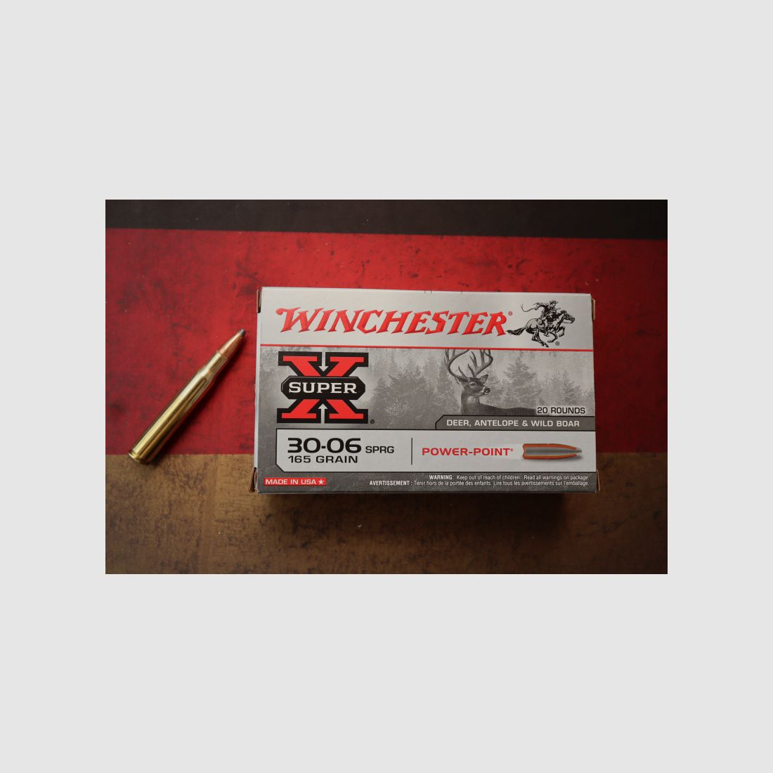 WINCHESTER .30-06Sprg. Power-Point Teilmantel 10,7g/165grs.