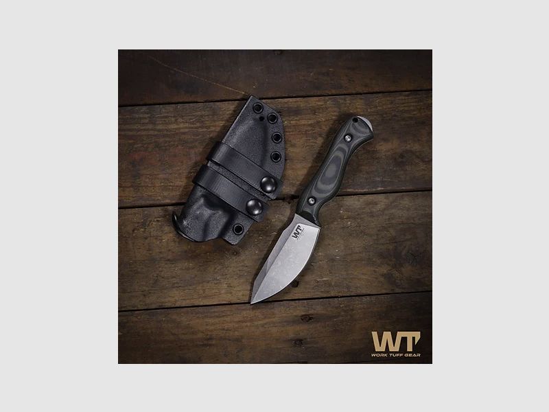 Work Tuff Gear Messer “Nomad EDC”, (N690) Black & OD Green
