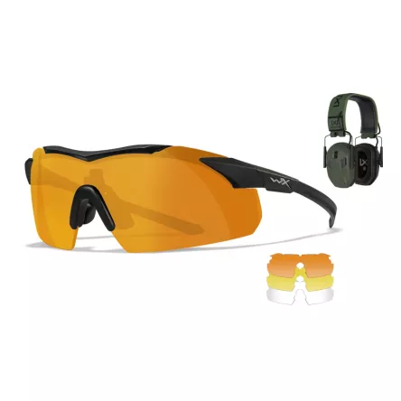 Zestaw Wiley X - okulary VAPOR COMM + Earmor M300WXJ, zdjęcie 2 z 8