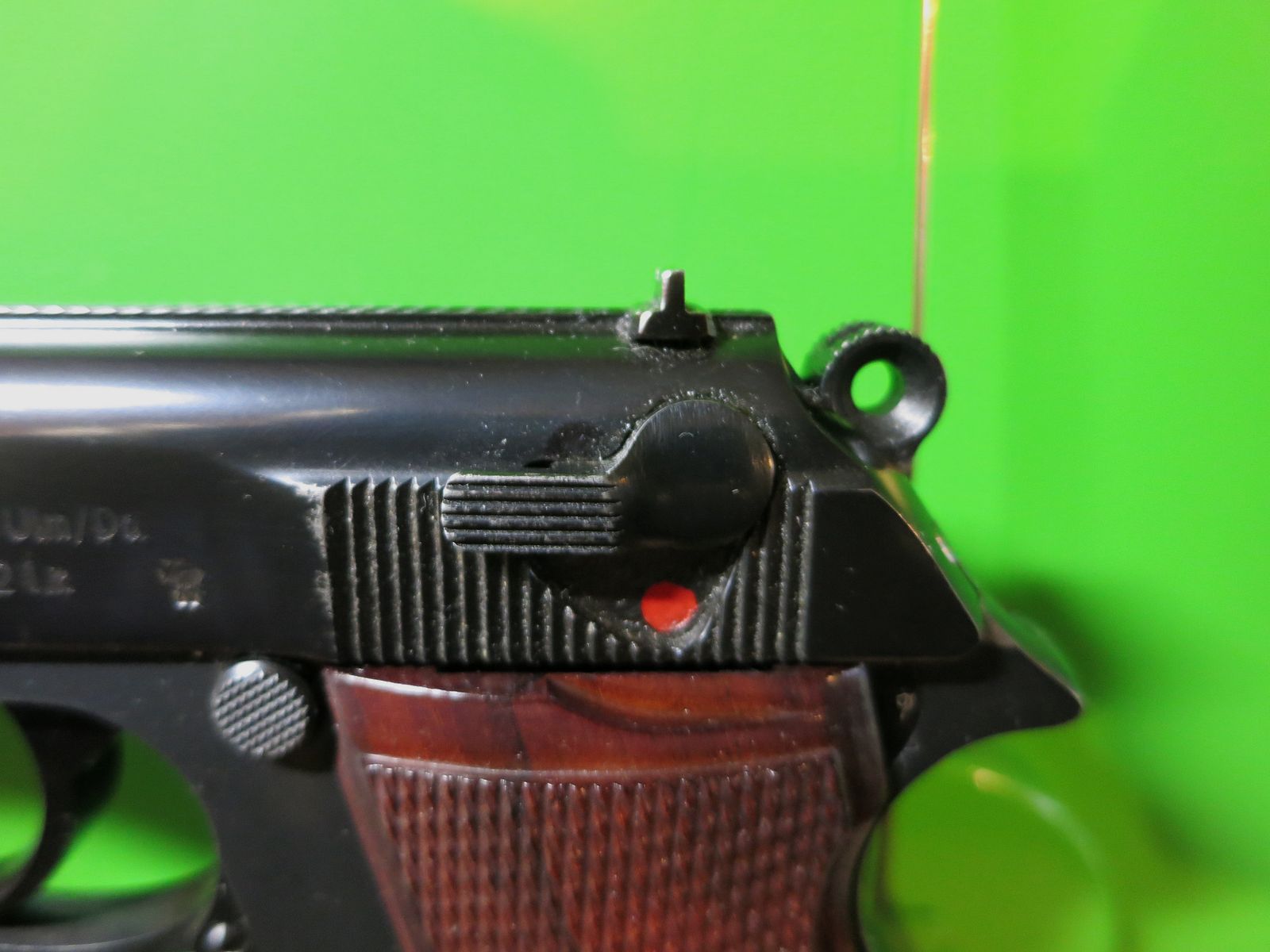 Walther PP „Polizeipistole“, .22lr Übungspistole, Holzgriffschalen       #39