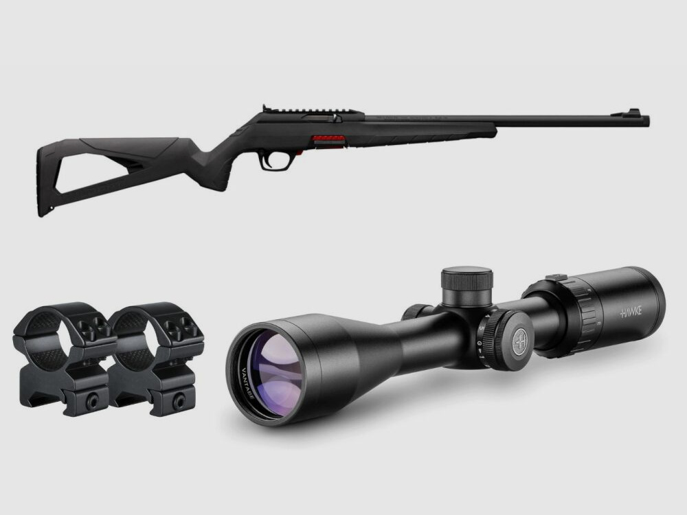 Winchester KK rifle Winchester Wildcat SA - .22lr 42 cm - with Hawke scope