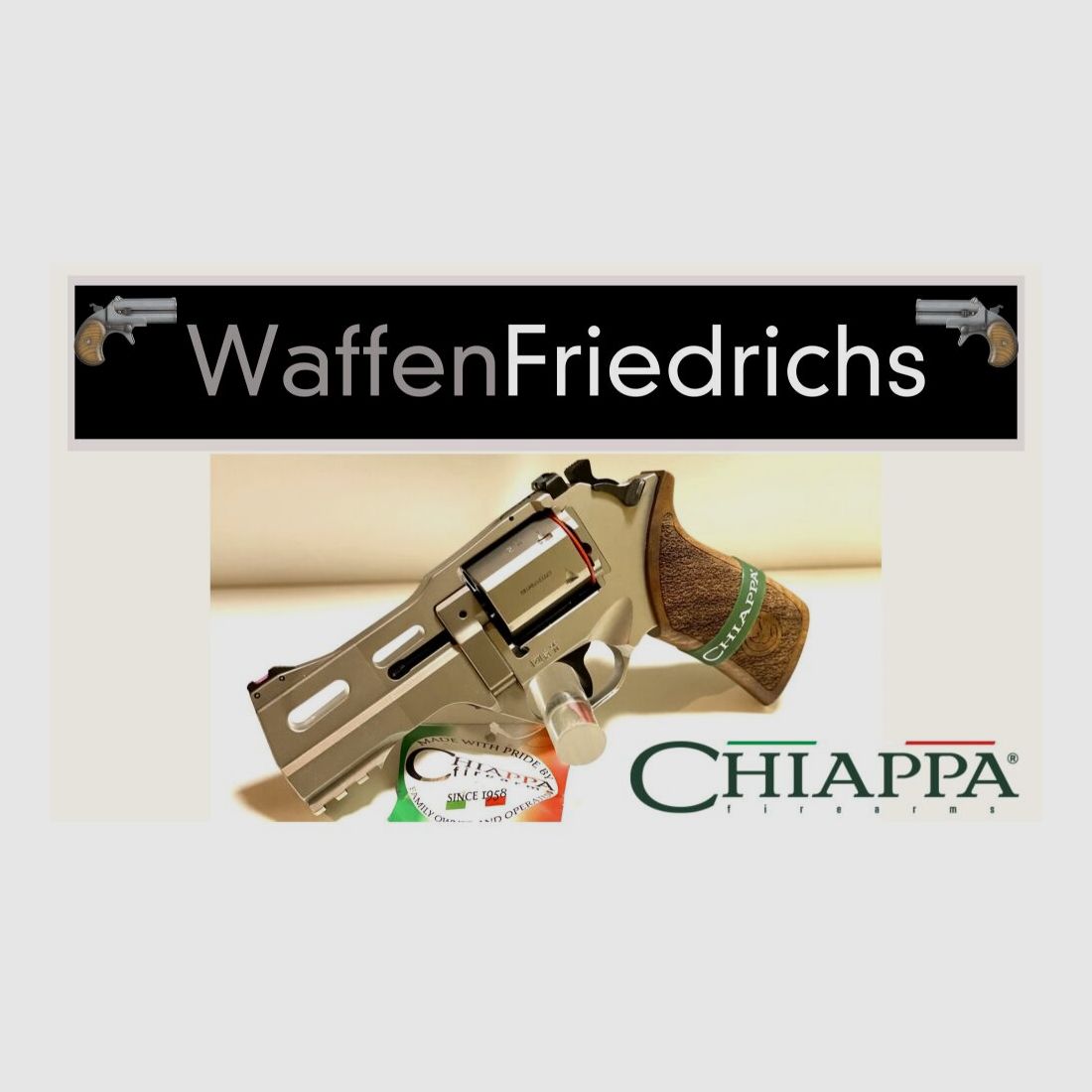 CHIAPPA	 RHINO 40DS Revolver Nickel - Waffen Friedrichs