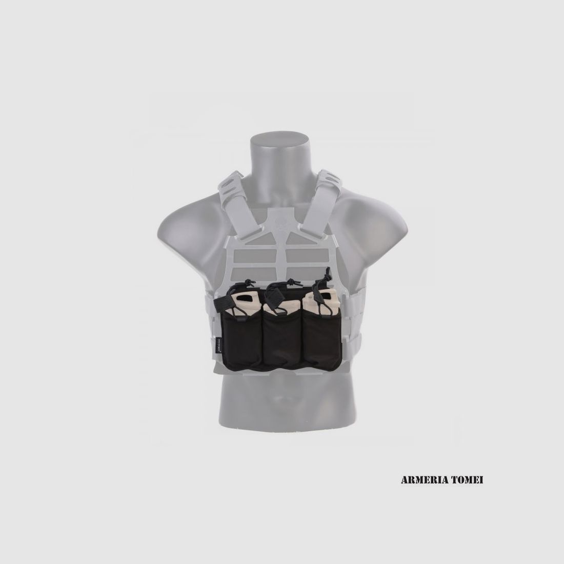 EMERSONGEAR FUNDA PARA TRES CARGADORES NEGRA, imagen 2 de 2