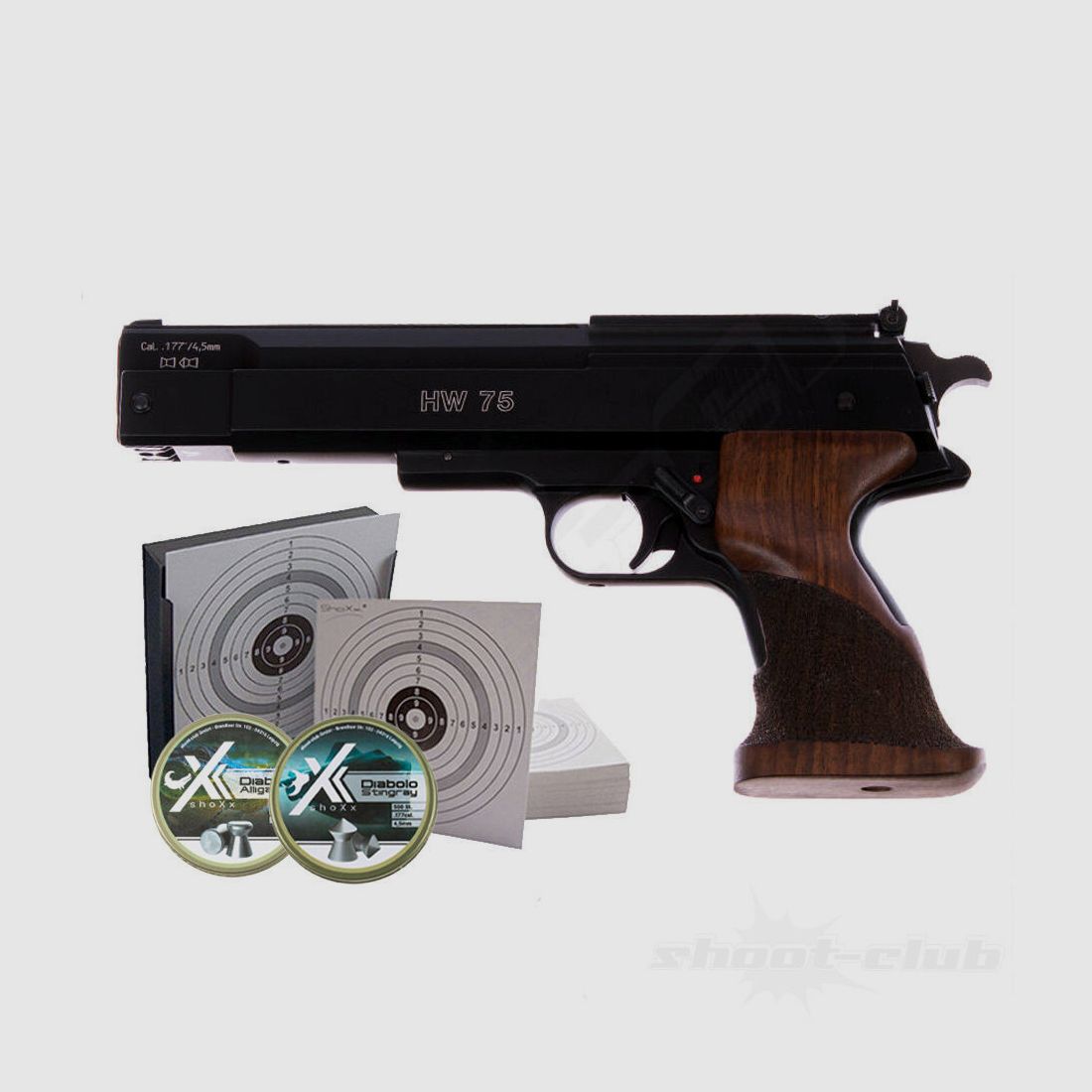 Zestaw pistoletu pneumatycznego Weihrauch HW 75