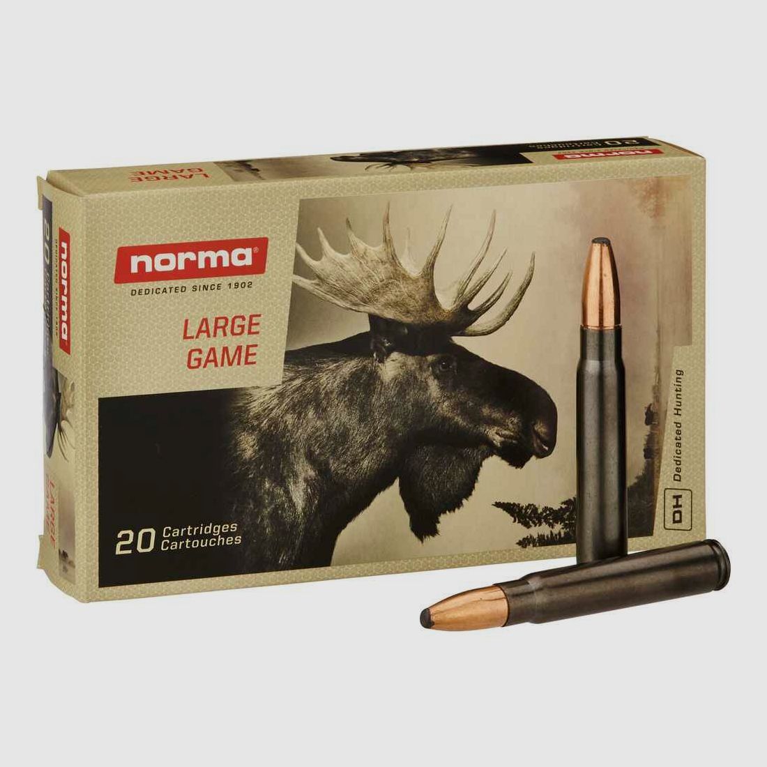 9.3x62 Oryx Silencer 18.5g/285grs. Norma