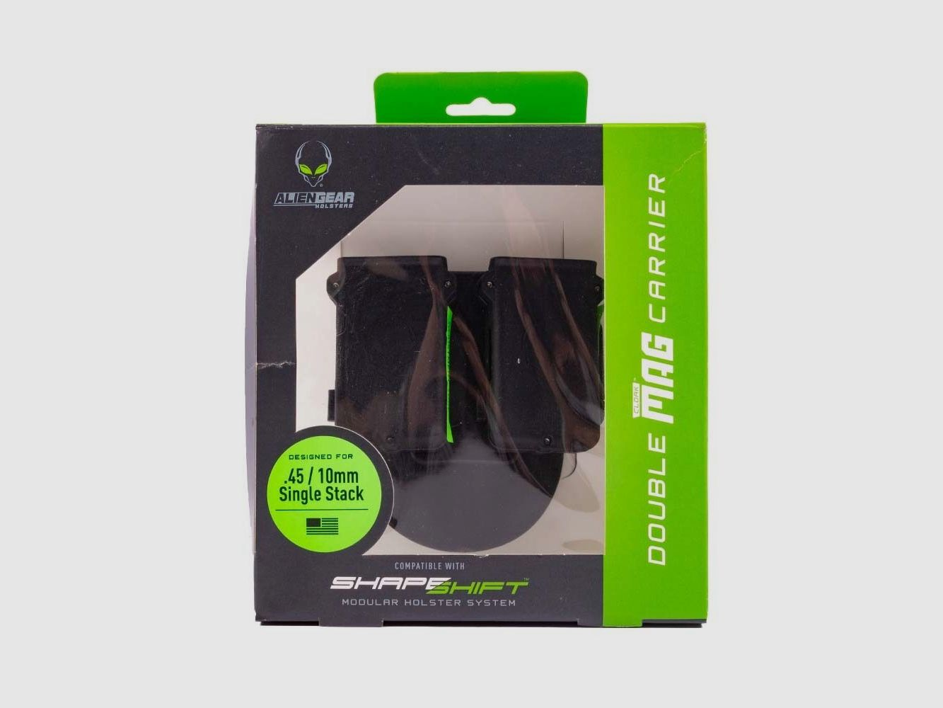 Aliengear Holsters Double Mag Carrier .45 ACP singe stack