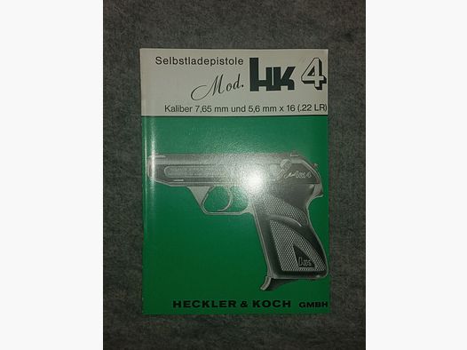 Heckler & Koch gebruikershandleiding HK 4