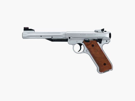 Pistolet pneumatyczny Ruger Mark IV kal. 4,5 mm diabolo srebrny
