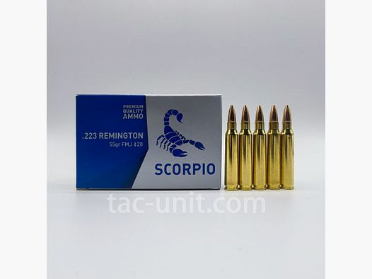 STV STV Scorpio .223 Rem FMJ 55 grs 1000 Schuss