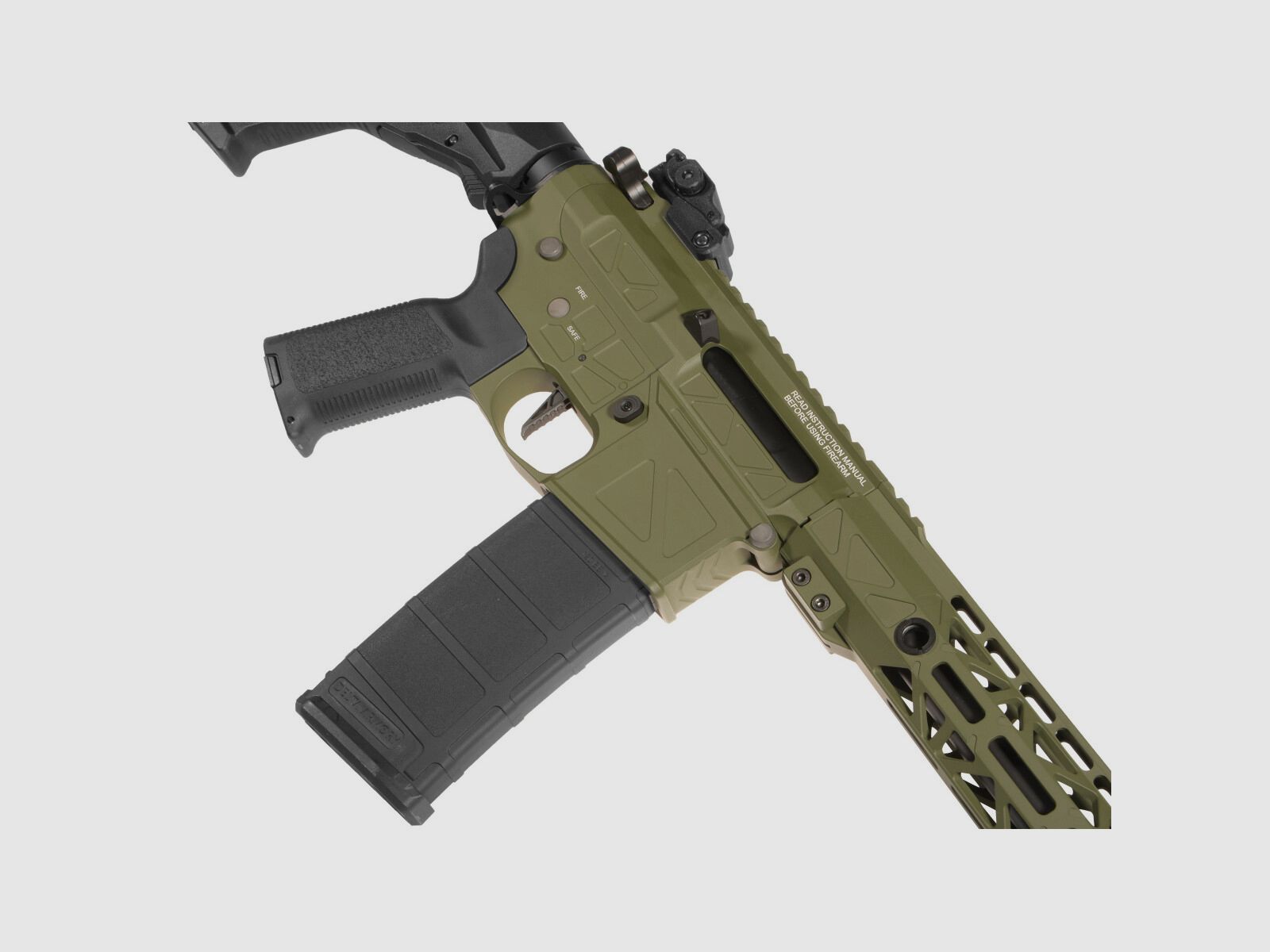 GP R15 FREYA 10" CNC Mlok FREYA ALPHA S-AEG Oliv Frei ab 18 Jahren | Delta Armory