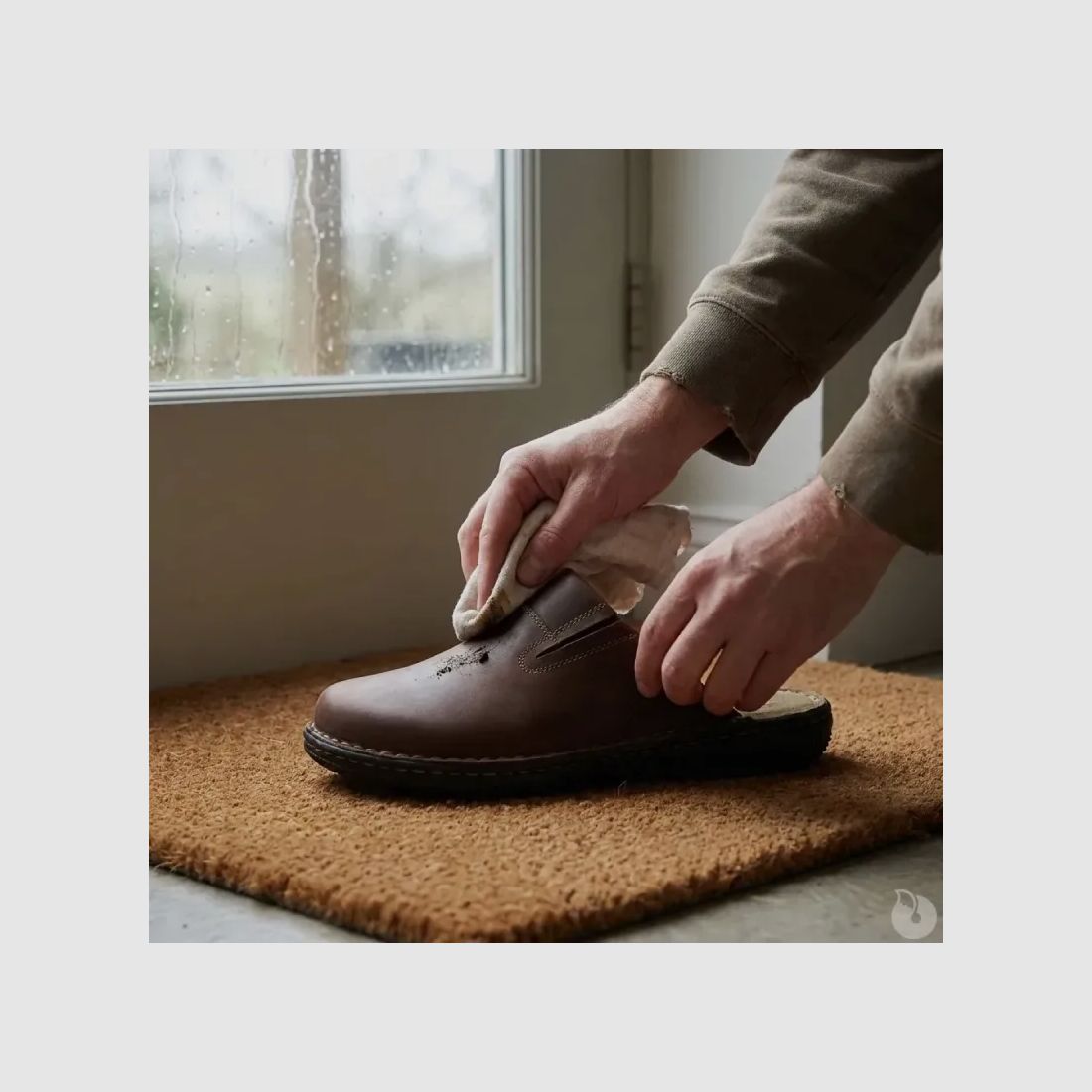 Sabots Ayoka Dubbo homme en cuir marron, image 6 sur 8