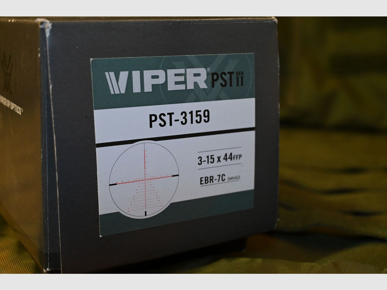 Vortex Viper PST Gen II 3-15x44 MRAD FFP EBR-7C - Komplettset