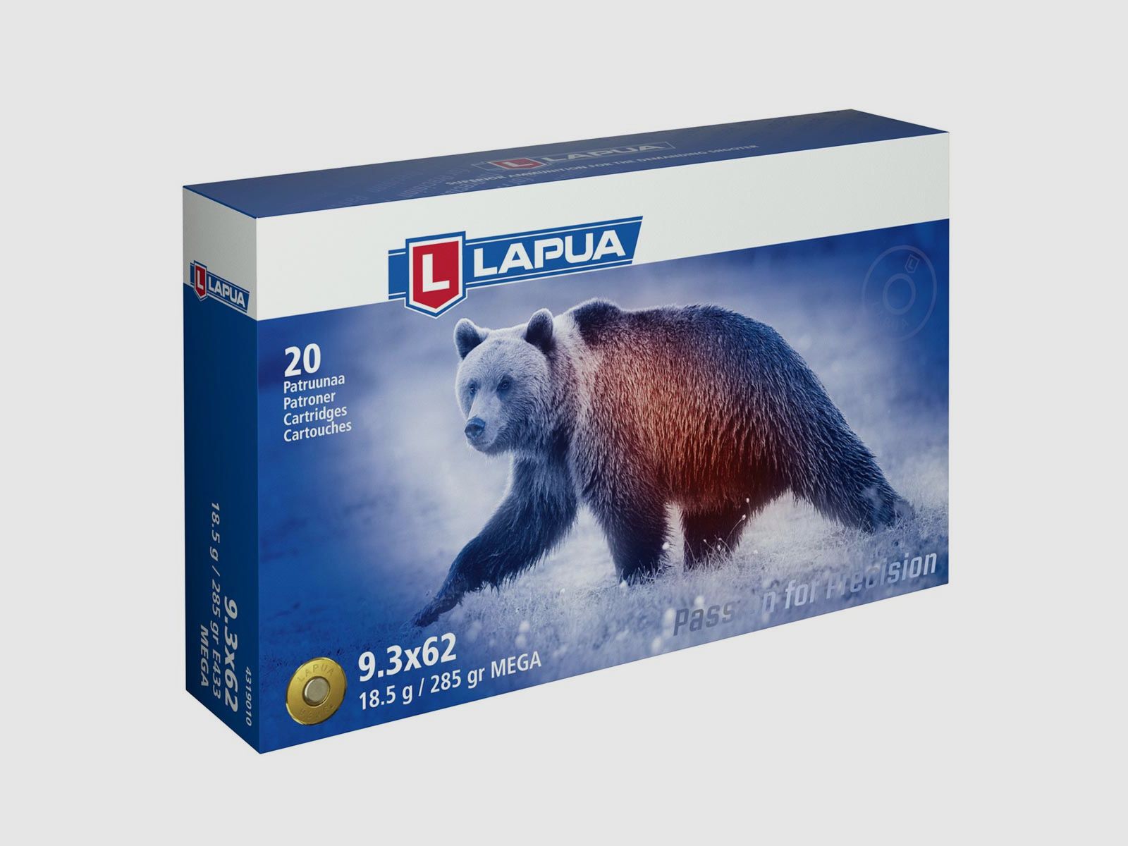 Lapua 9,3x62 Naturalis 16,2g - 250gr.