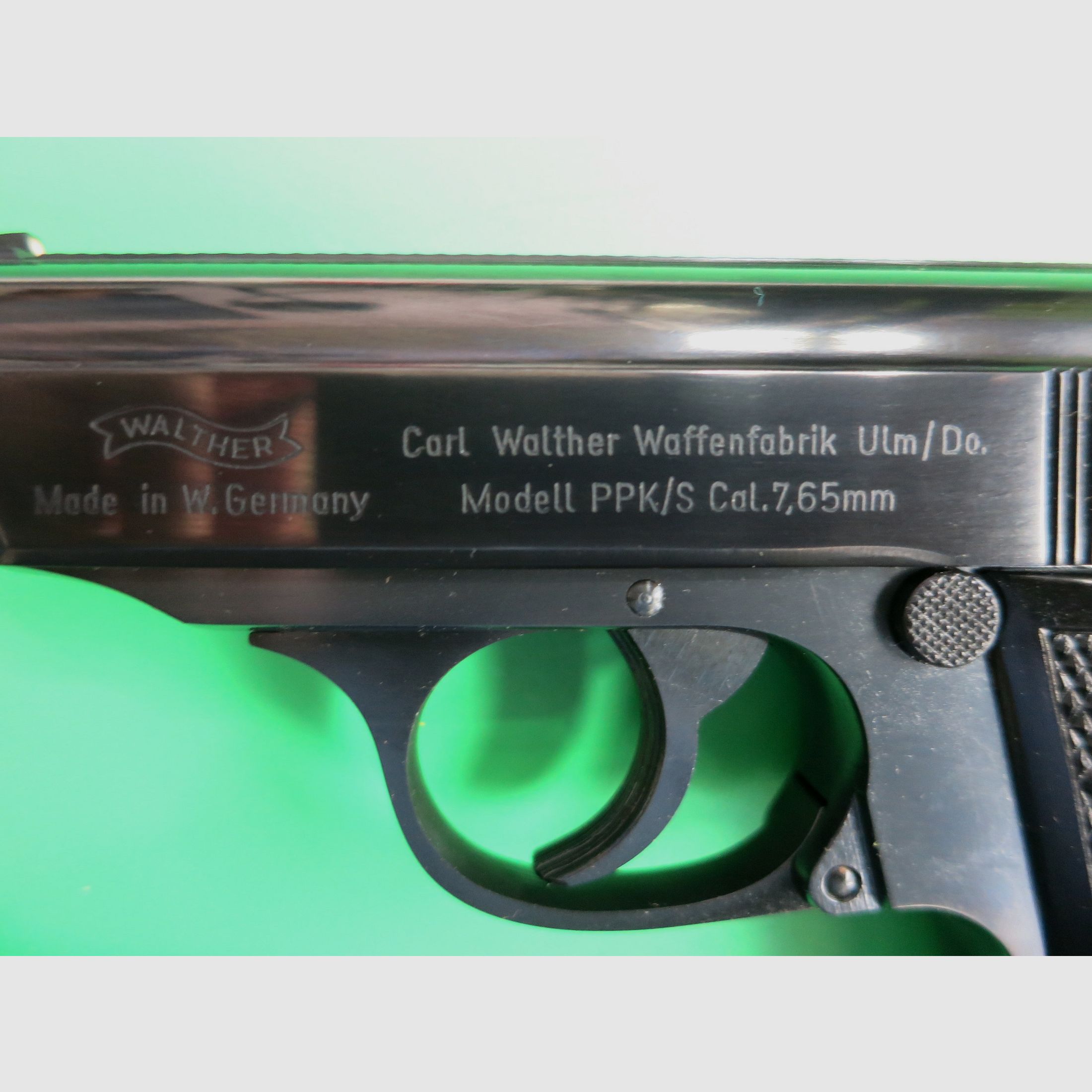Halbautomatische Pistole, Walther PPK/S, Kal. 7,65 mm Browning, wie neu       #76-2