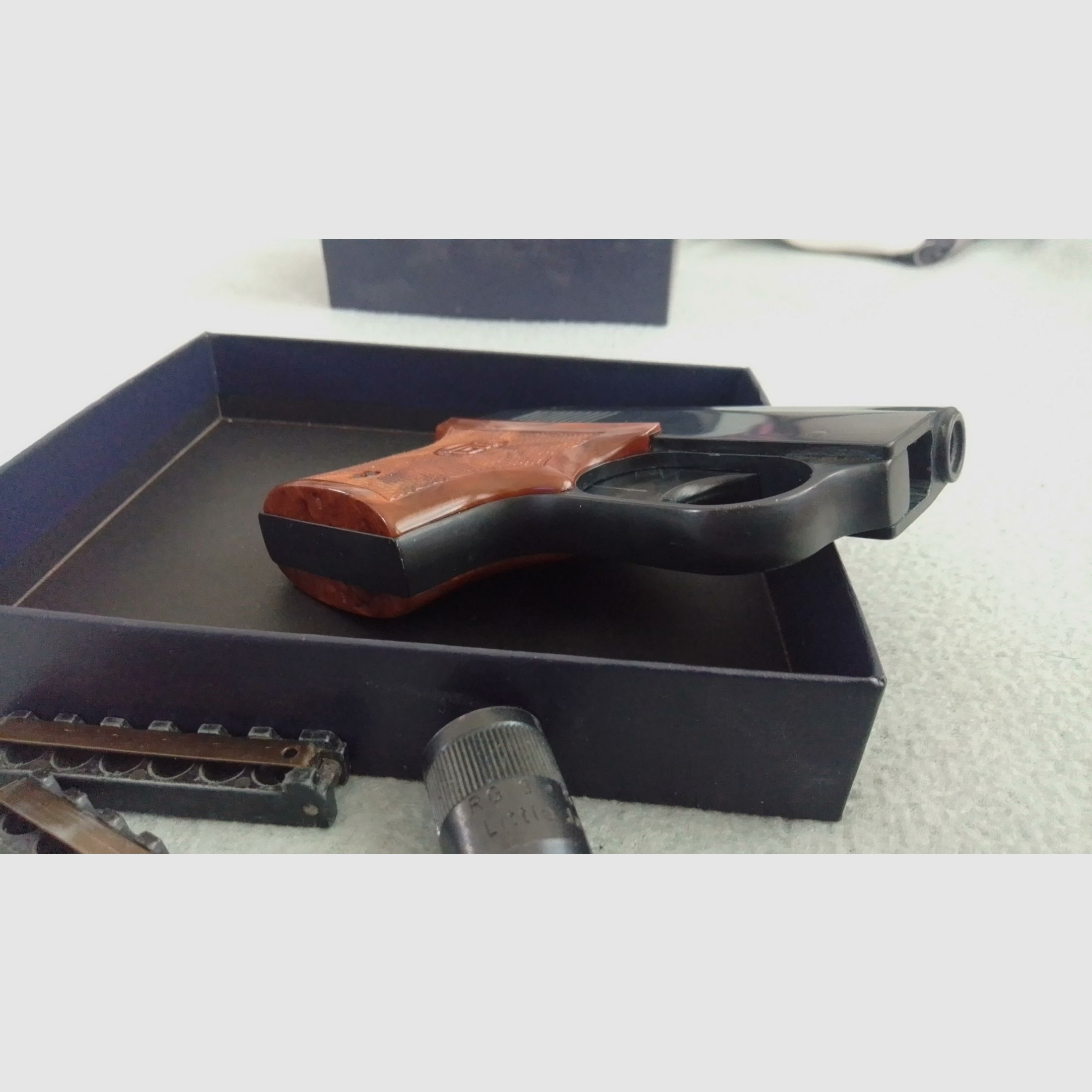 Röhm RG 3 Schreckschuss Pistole Kal. 6mm Flobert PTB 33 Taschenpistole Startpistole RG3