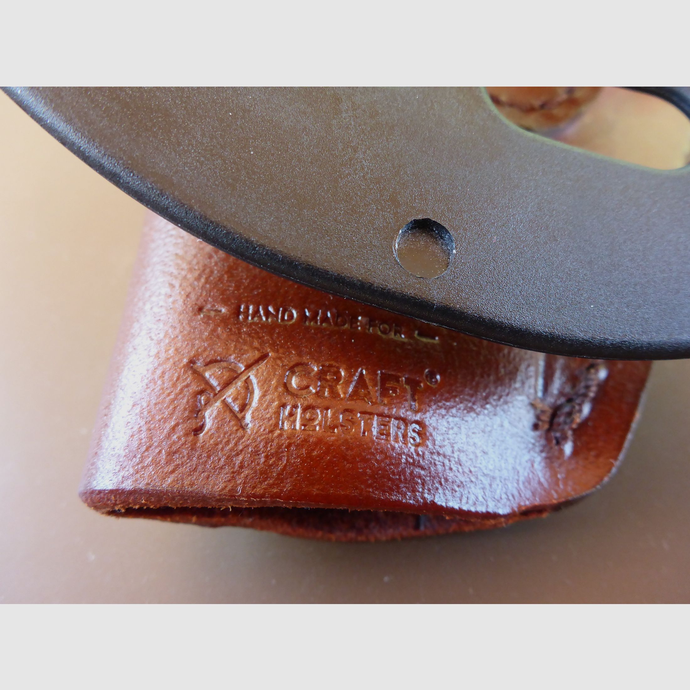 Paddle Holster per Ruger SP101, 3", adatto anche per lunghezze di canna più corte.