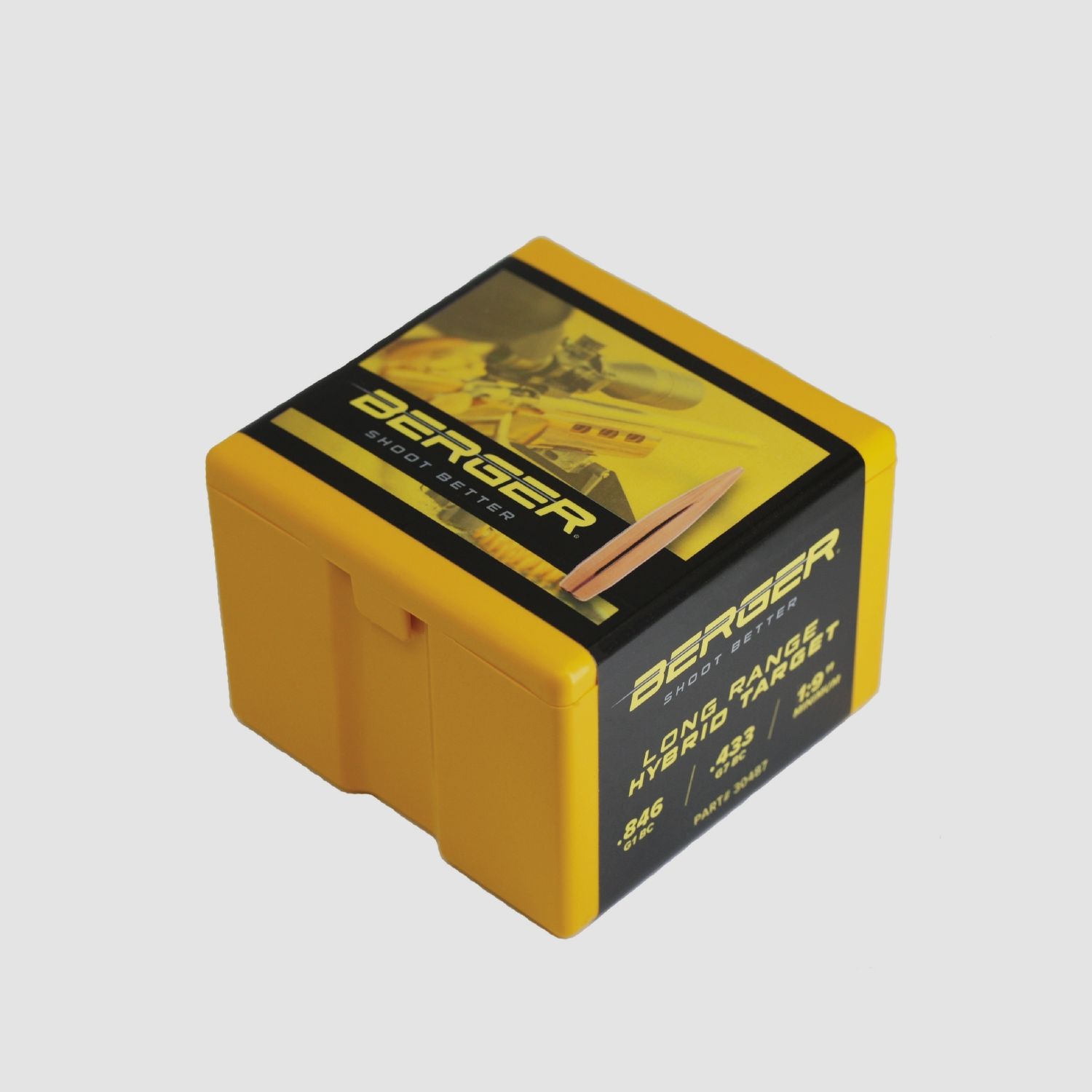 Balle Berger .30 Long Range Hybrid Target 245GR 100 Pièces