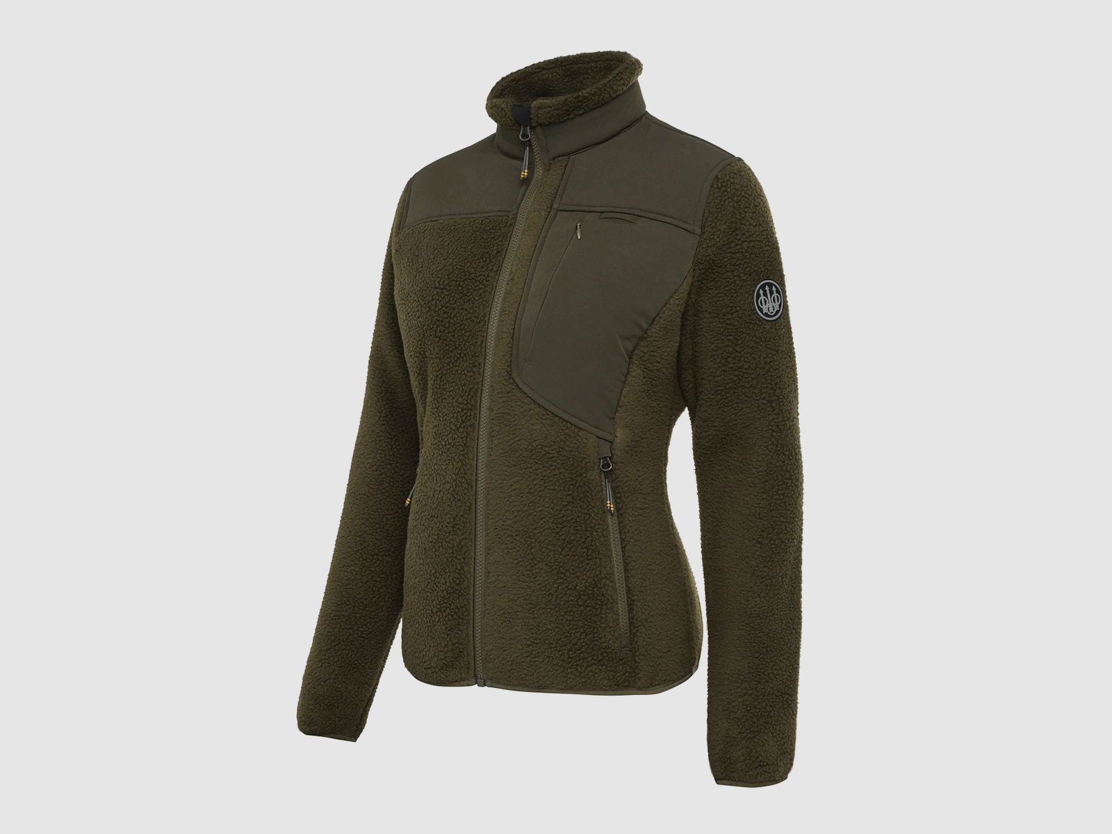 JACKET/FLEECE – WOMEN – BERETTA – HALIFAX SHERPA W FLEECE JACKET Green Moss, image 1 of 5