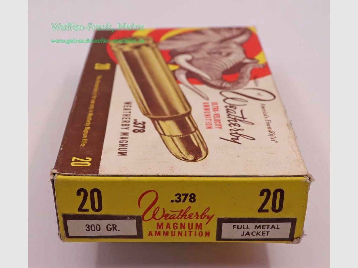 Weatherby - USA Cartouches de fusil .378WBY.Mag
