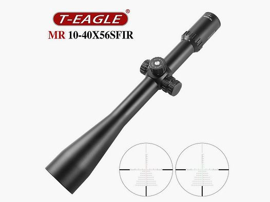 Visor telescópico T-Eagle Long MR 10-40×56 SFIR + montura