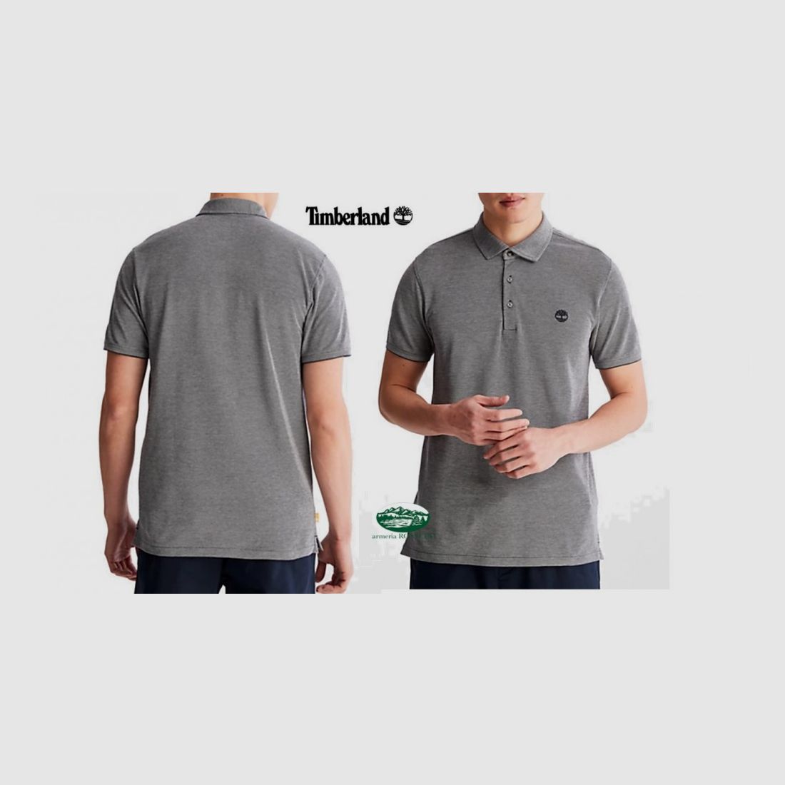 TIMBERLAND Polo Oxford Slim-Fit marineblauw 433