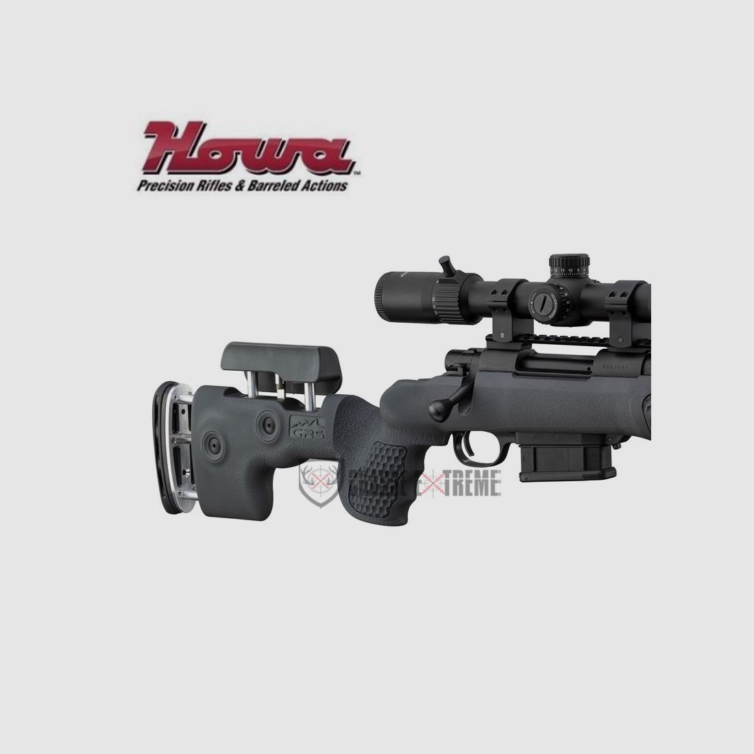 Pack Büchse HOWA 1500 GRS Fenris 61cm Kal. 308 Win + Zielfernrohr + Zweibein + Waffenkoffer, Bild 10 von 12