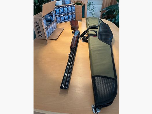 double-barreled shotgun