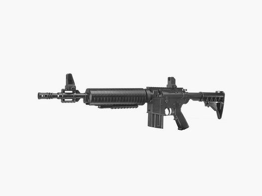 Crosman M4-177 Luftgewehr für Dual Kal. 4,5mm Diabolo + Rundkugeln BBs schwarz