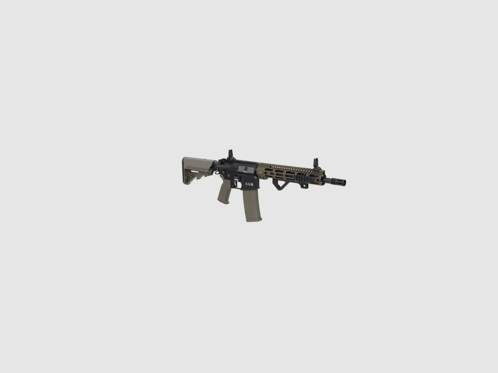 SA M4 Carbine M-LOK (SA-P20 PRIME™ Aster II ETU BLDC™) Rifle Airsoft Libre a partir de 18 - Negro/Oliva -F-