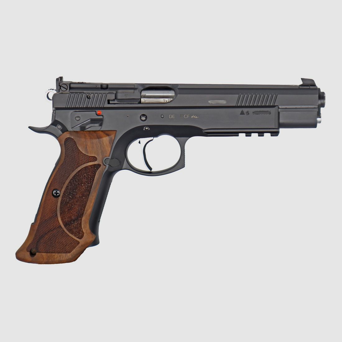  Waffen-Oschatz CZ75 Viper 6 Zoll mit SAO-Abzug - Optic Ready - Nussbaum Matchgriff