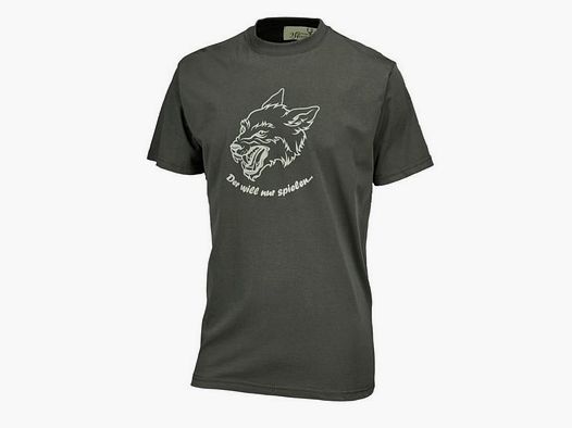 T-Shirt Will nur spielen oliv