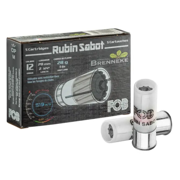 Jagdball Fob Rubin Sabot Kaliber 12/70