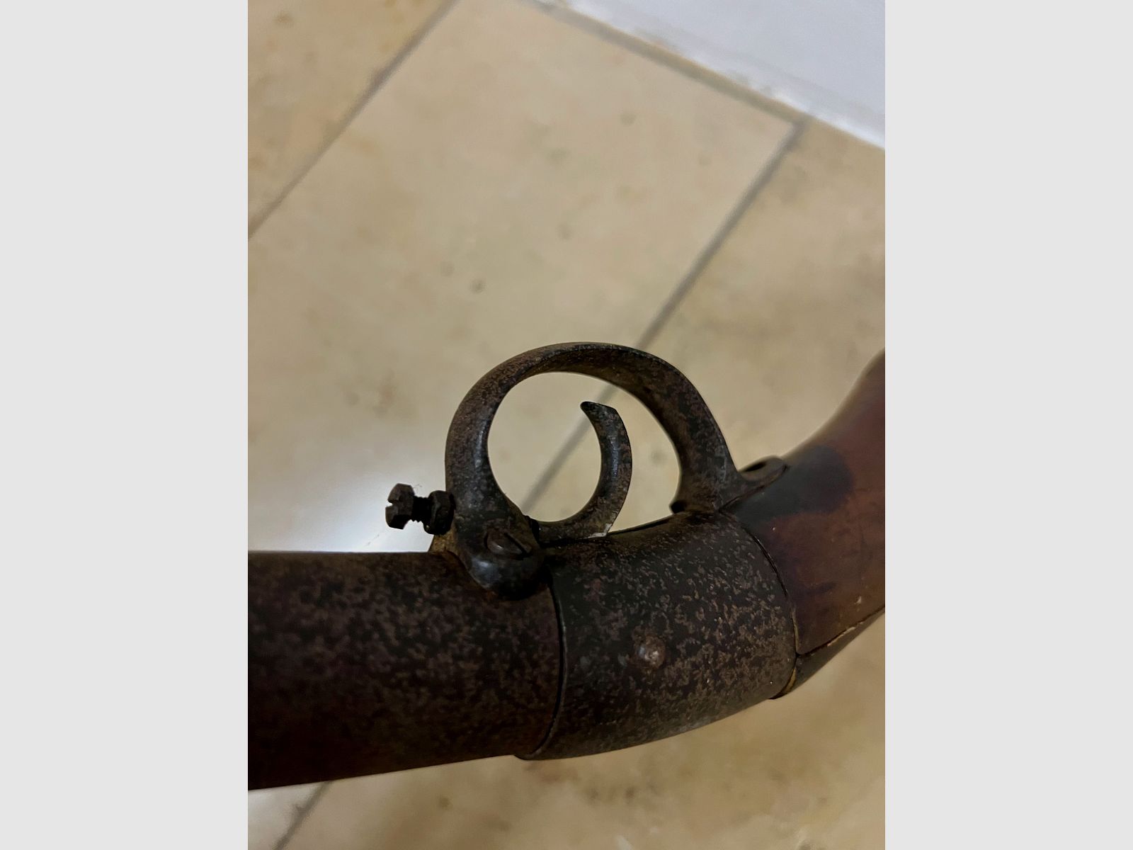 Antikes Luftgewehr Sammler funktioniert
