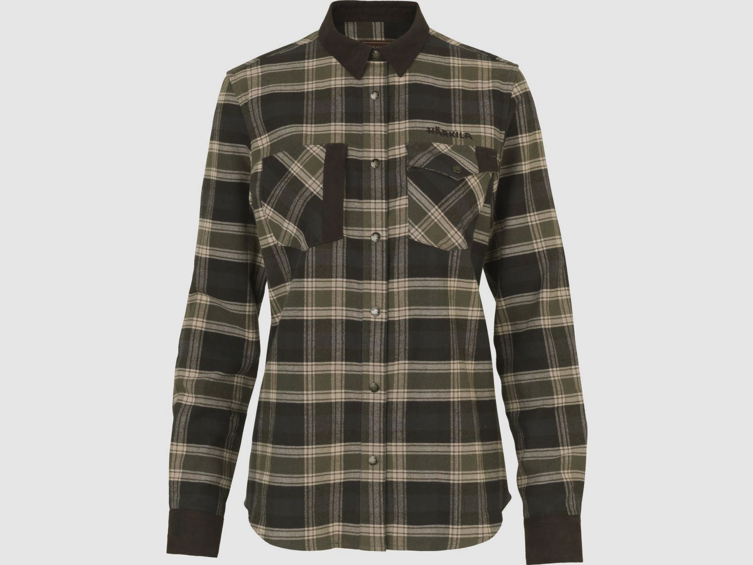 Hrkila Aivak Bluse Damen Olive