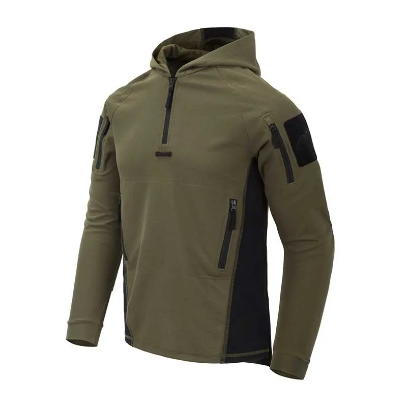 Bluza Helikon-Tex RANGE HOODIE - TopCool - Olive Green/Czarny - BL-BRH-TC-0201A, zdjęcie 1 z 9