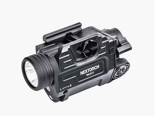 Nextorch WL21R Weapon flashlight with laser sight - 650 lumens, Red Laser