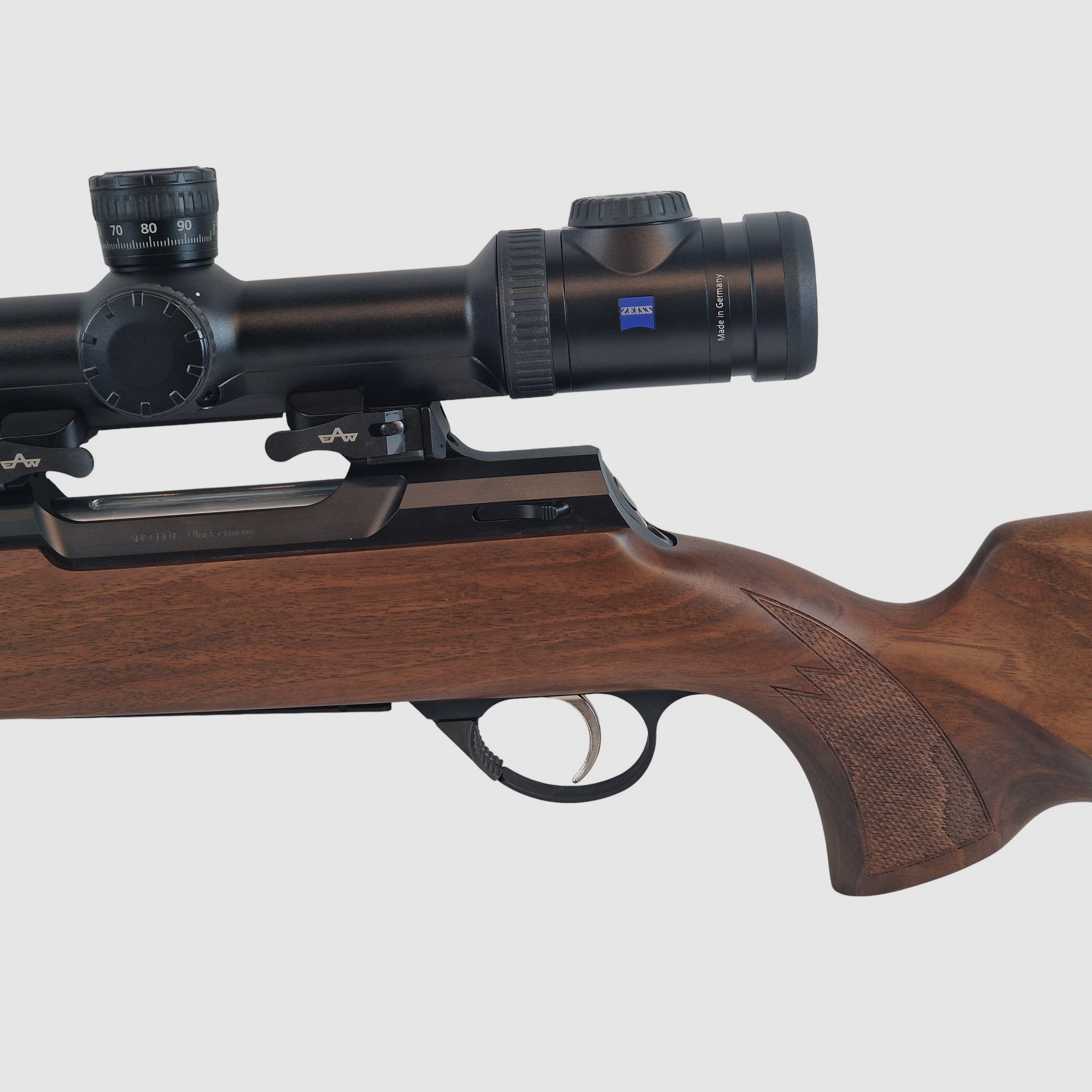 Anschütz Mod. 1782 in caliber .30-06 Spring. LL 52cm with M15x1 and Zeiss V8