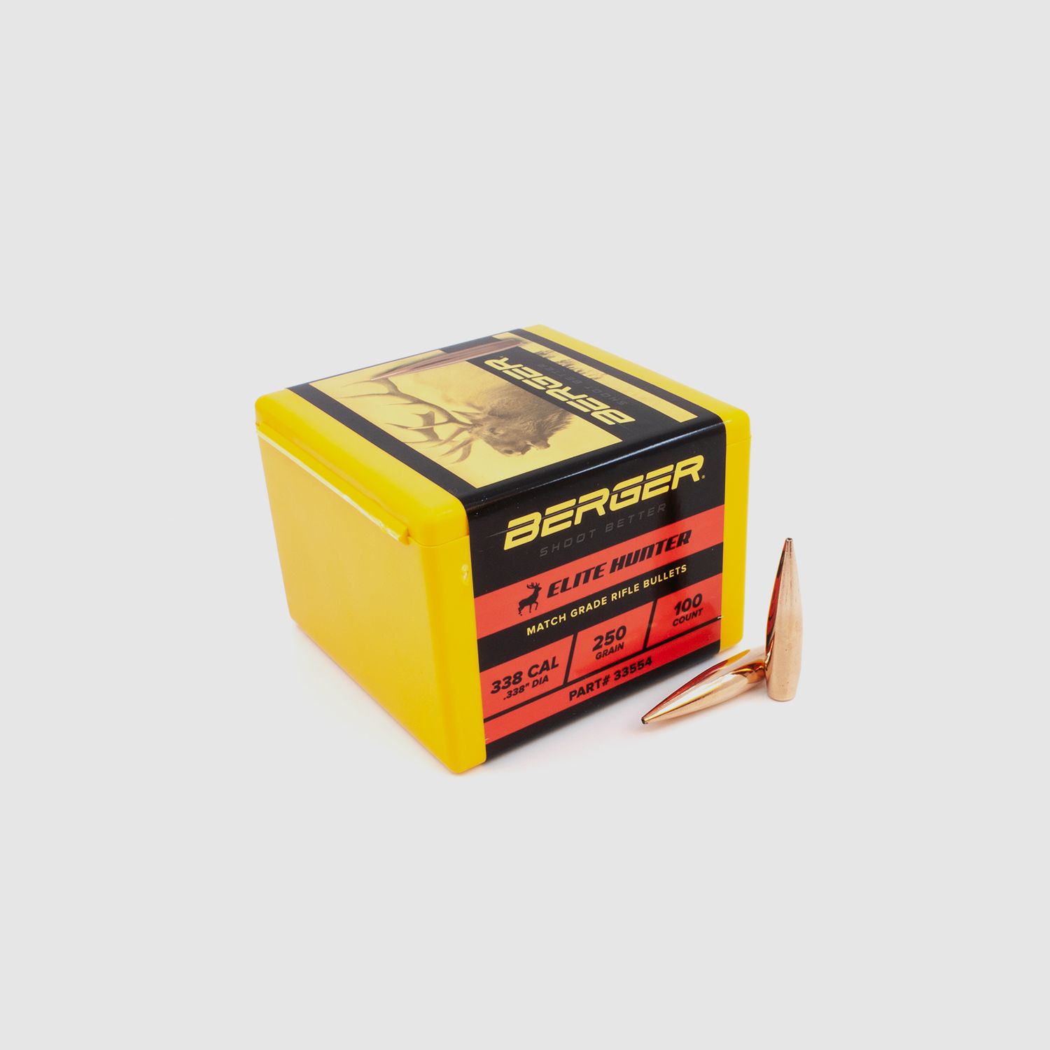 Berger Geschoss .338 Elite Hunter 250GR 100 Stück