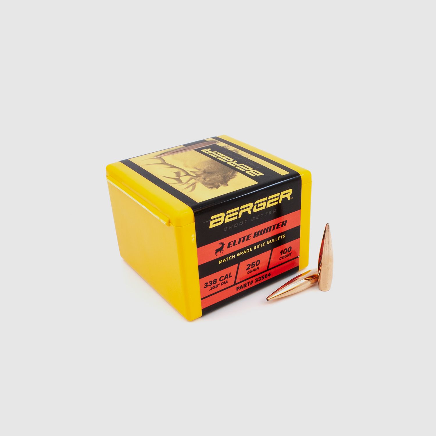 Berger Geschoss .338 Elite Hunter 250GR 100 Stück