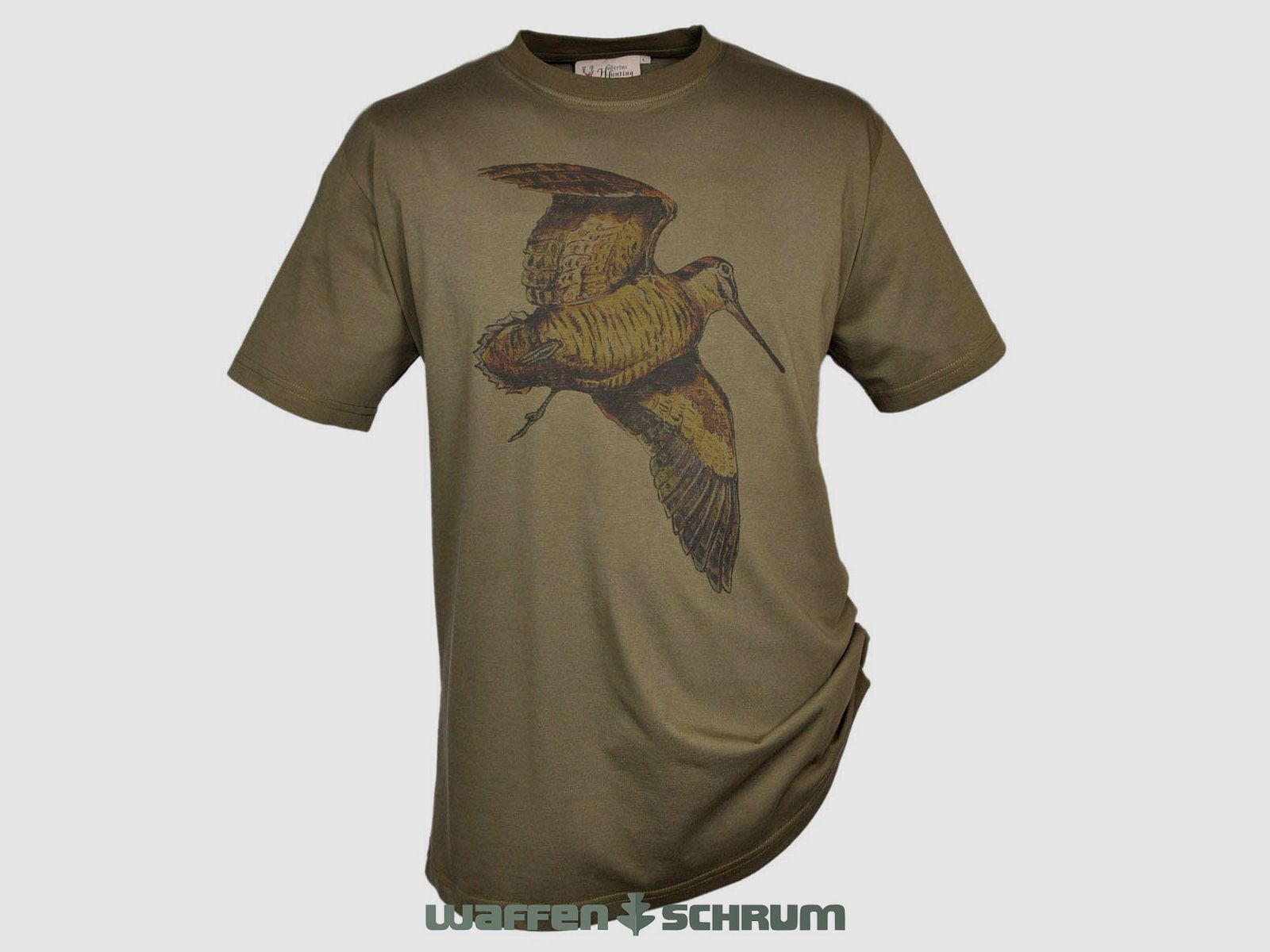 Hubertus T-Shirt Schnepfe Unisex  schilf