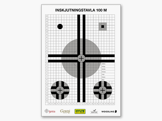 5etta Shooting Target 5er-Pack