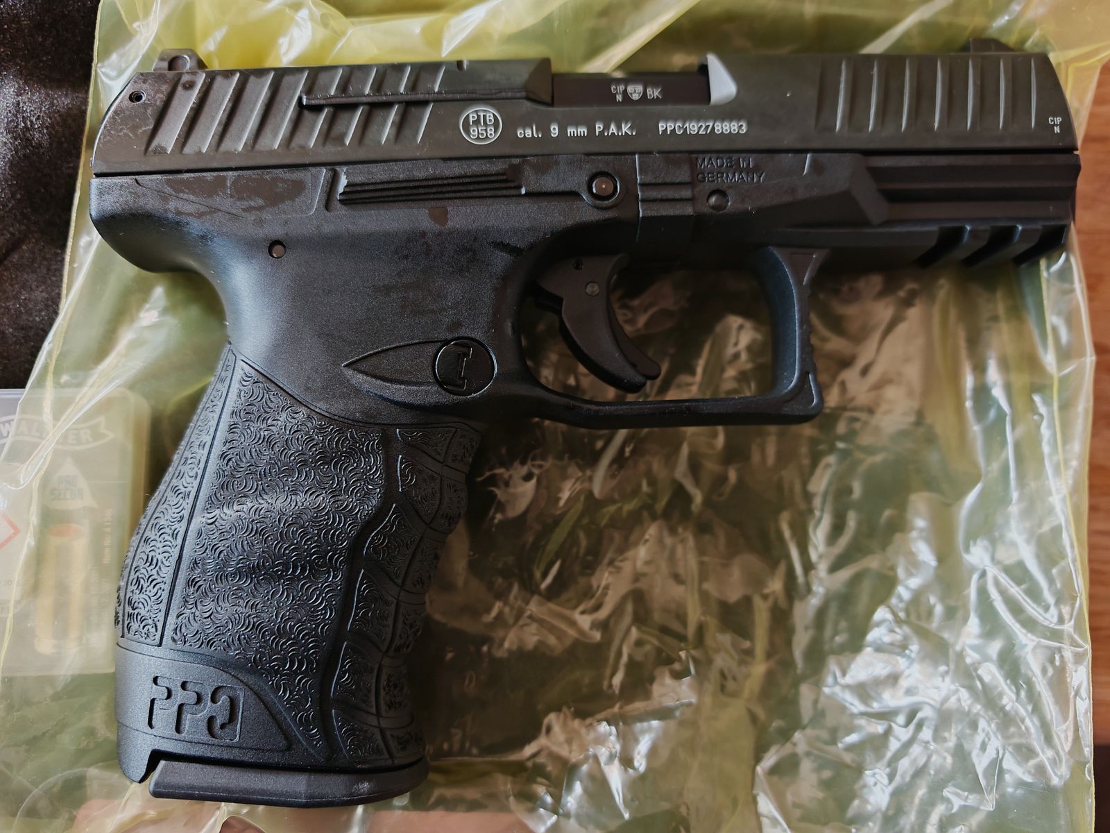 Schreckschusspistole Walther PPQ M2 9 mm PAK Neu
