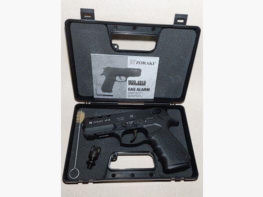 Zoraki 4918 Schreckschuspistole Kal. 9mm P.A.K. (PTB 1110) schwarz  neuwertig!