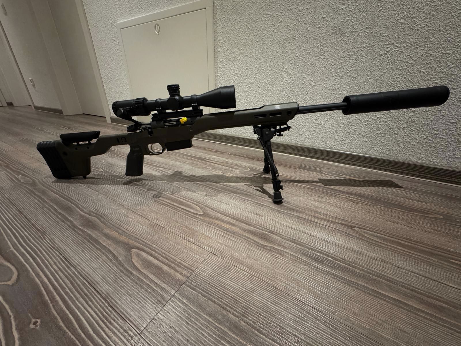 Bergara B14 agujero de pulgar cal. 6,5 PRC con culata plegable de carbono MDT HNT 26 cazador