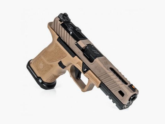 ZEV OZ9 Elite Covert Pistol Standard FDE Slide BLK BBL