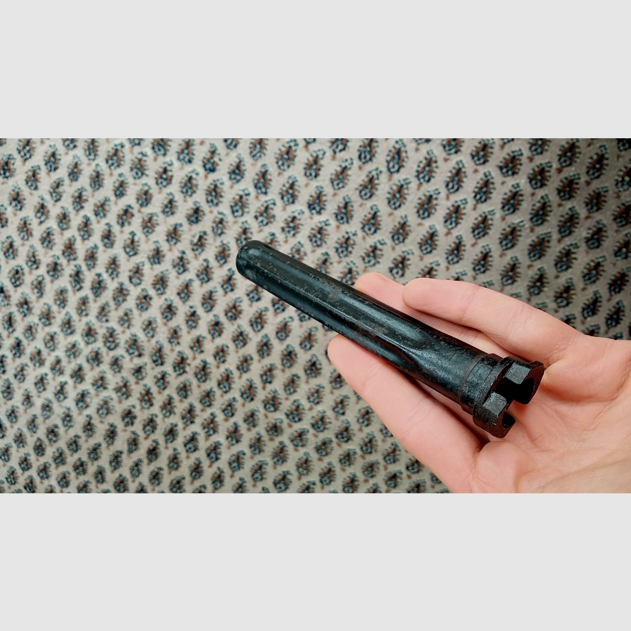 Spätes ungarisches AMD-65 Gasrohr von FEG phosphatiert und schwarz lackiert / unbenutzt aber rostig // AK / AKM