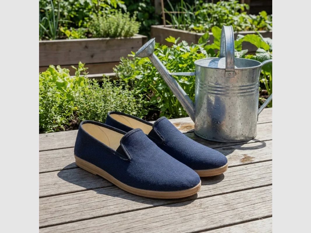 Cogolin canvas shoes navy blue - Sizes 40 to 46, image 1 of 10